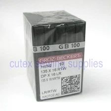 100 Groz-Beckert 135X16RTW 135X16LR DPX16LR Leather Sewing Needles