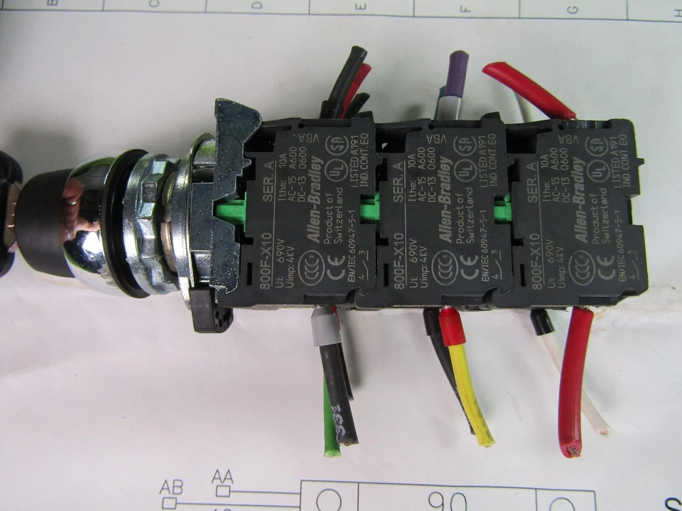 Ignition Switch for Series 3 Cat Model 3516 Marine Diesel Engine 2 keys 14 wires - Image 4 of 4