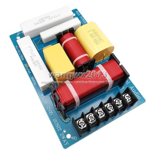 2pcs 160W High-Low 2 Way Speaker Frequency Divider Crossover Filters WEAH-2505 - Picture 6 of 7