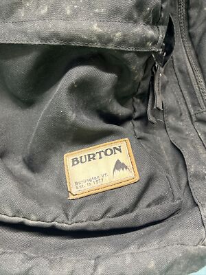 Burton Black Backpack RN #87380 | eBay