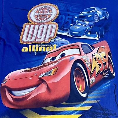 Disney Cars Movie Vintage Y2K Lightning McQueen T Shirt