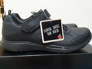 skechers black school shoes