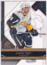 2008-09 SP Game Used DEREK ROY Gold parallel card #15