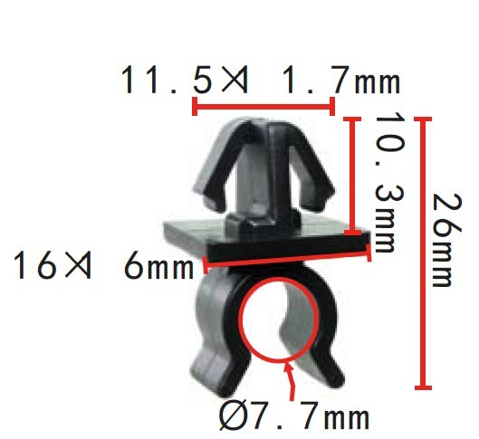 20PCS Fit Mazda Bonnet Stay Rod Holder L20656652A by Autobahn88 | eBay