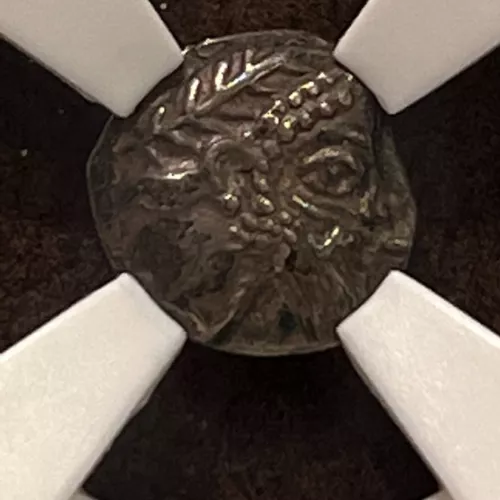 AD 400-350 BC SILVER 1/12 STATER PHOENICIA:ARADOS ~ NGC CH XF NICELY TONED