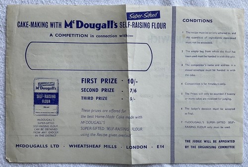 Collectable Vintage “McDougalls” Cookery Book 17th Edition c.1940s & Leaflets - Picture 20 of 23