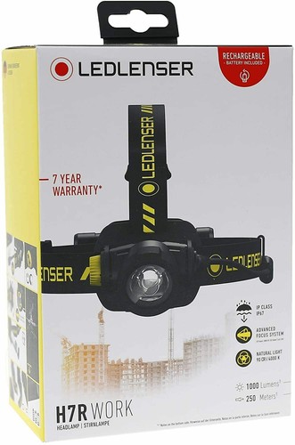 Led Lenser H7R Work 1000 Lumen Rechargeable Focusable Headlamp Headtorch - Picture 8 of 8