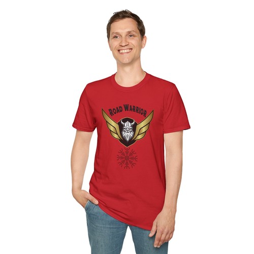 Road Warrior Viking Tshirt Unisex Softstyle T-Shirt