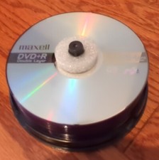 Lot of 73 DVD/CD Blank Discs DVD R DL / DVD R / DVD-R / CD-R