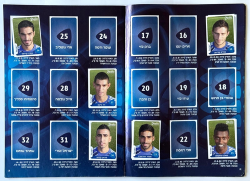 Rare Panini UEFA Under-21 Championship Israel 2013 Sticker Album Hebrew Soccer - Picture 4 of 17