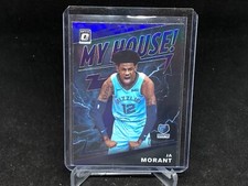 JA MORANT 2019-20 PANINI DONRUSS OPTIC MY HOUSE PURPLE HOLO RC # 7