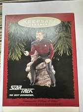 Hallmark Keepsake Ornament 1997 Commander Riker Star Trek The Next Generation