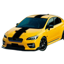 Fit For Subaru Wrx Car Sticker Racing Stripe Graphics Hood Roof Rear Sport Decal