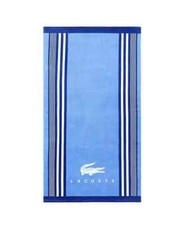 Lacoste Home Oki Striped Cotton Beach Towel 36"X72".