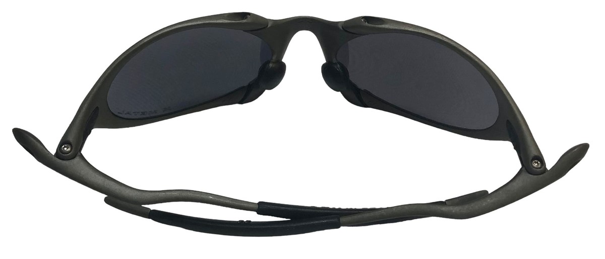 OAKLEY Romeo Sunglasses Black Iridium Lenses X-Metal Frame OAKLEY Romeo Sunglasses Black Iridium Lenses X-Metal Frame