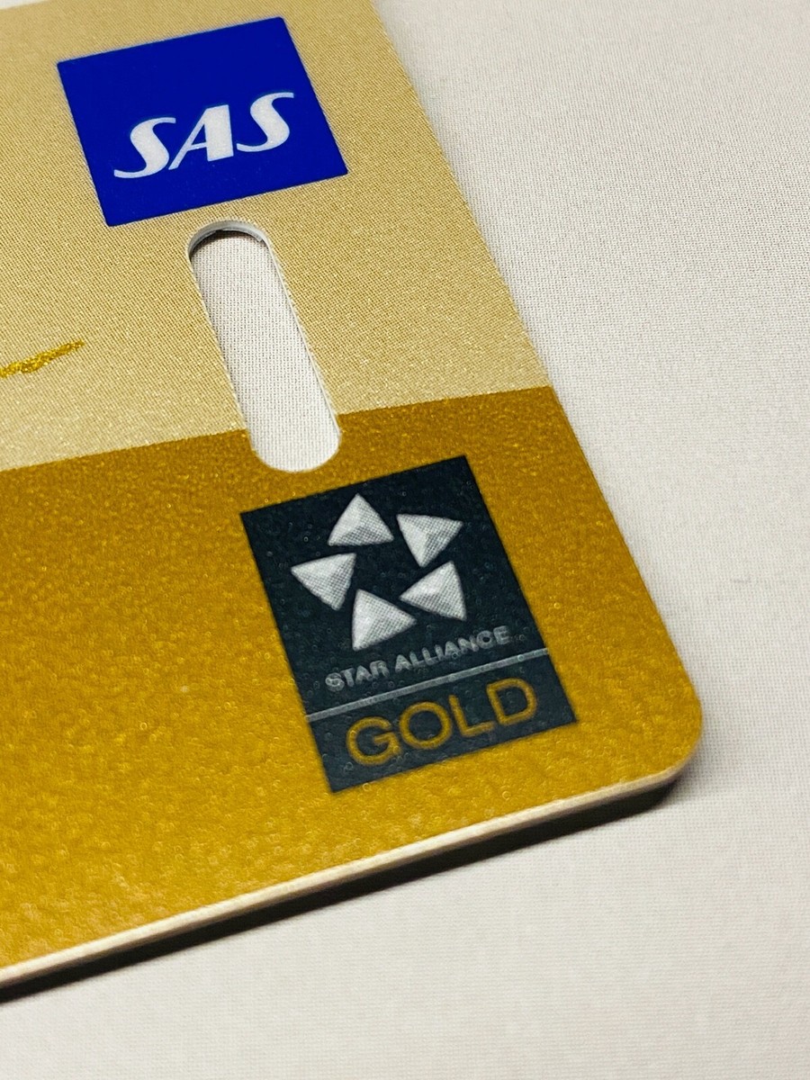 Retro - Scandinavian Airlines (SAS) - Star Alliance Gold - Luggage