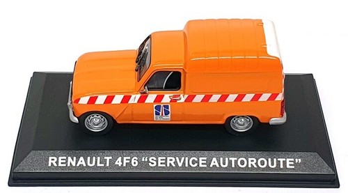 Altaya 1/43 Scale R4F6O - Renault 4F6 Van (Service Autoroute) Orange - Picture 4 of 5
