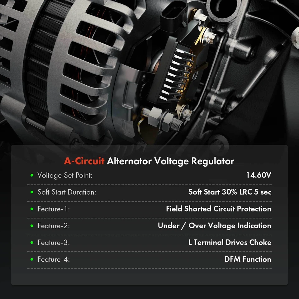 Alternator Voltage Regulator for BMW 325Ci 325i 325xi 330Ci 525i 530i X3 X5 Z3 - Image 2 of 4