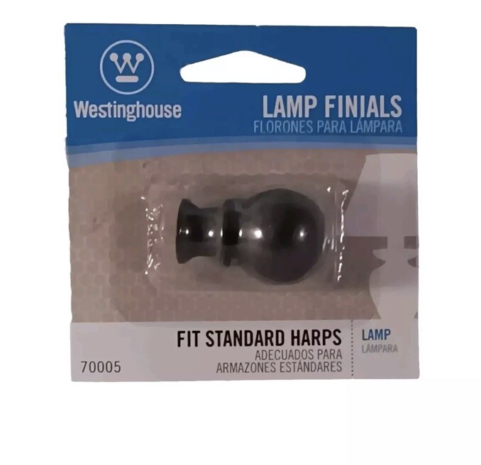 Westinghouse 70005- 1-1/2" Oil Rubbed Bronze Ball Lamp Finia
