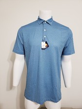 johnnie-O Men's Prep-Formance Cab Polo Shirt Lake Size M