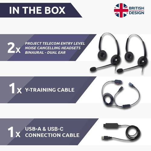 Binaural USB-A / USB-C Training, Supervising & Coaching Bundle - Picture 6 of 7