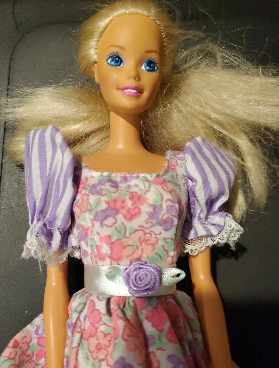 VTG Mattel Doll Clothing Genuine Barbie 80s 90s Fashion Purple