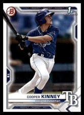 2021 Bowman Draft  Cooper Kinney #BD-127 Tampa Bay Rays Baseball Card