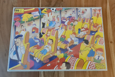 ジグソーパズル 90s Jigsaw puzzle Vintage 90s FAME PUZZLES Holland 99 pieces PUZZLE / JIGSAW cartoon