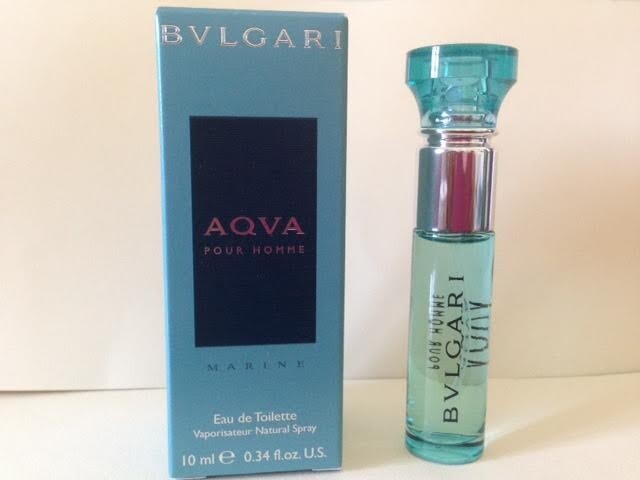 BVLGARI AQVA POUR HOMME MARINE EDT TRAVEL SPRAY 10 ML 0.34FL