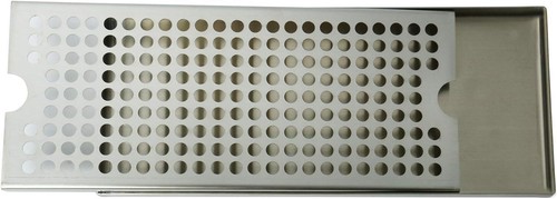 12" x 5" Beer Drip Tray No Drain Draft Beer Kegerator Beverage Stainless Steel - Picture 7 of 9