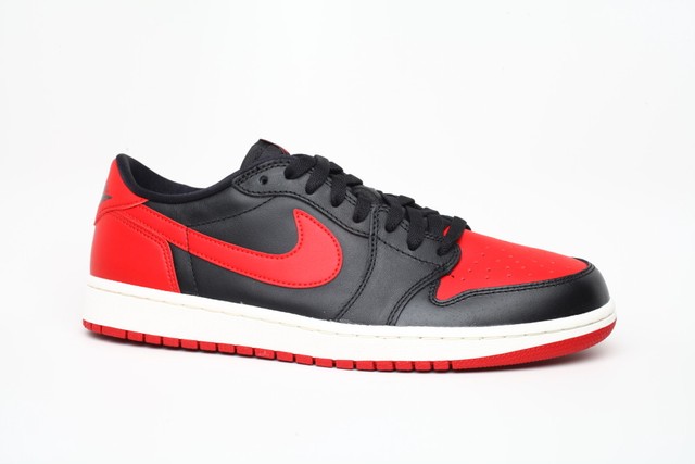 Air Jordan 1 Low Retro Black Red White shoes