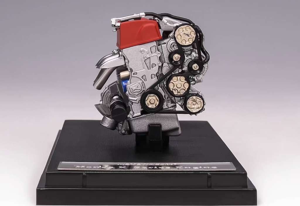 MH 1:18 JDM Civic Type R FD2 K20A Vtec Engine Model Diecast