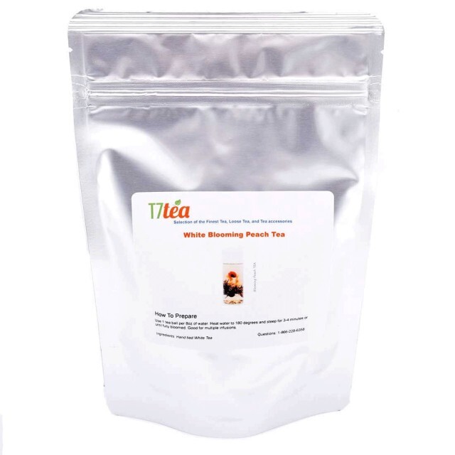 T7 TEA Blooming White Peach Tea (7 Blooms)