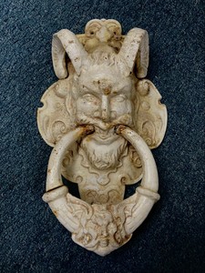 Discount Hot Sales Huge Sculptural 19th Century Cast Iron Door Knocker Discounts Purchase Online Www Kmcgovern Com