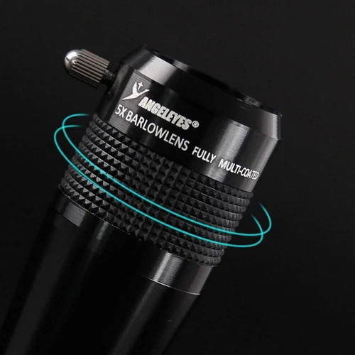 1.25" 5X Focal Extender Barrel Achromatic Barlow Lens Multi-Coated Telescope - Picture 8 of 10
