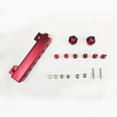 6 Port VACUUM Block Intake Manifold Fuel Gas Wastegate Turbo Boost