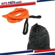 1inx30ft Recovery Kinetic Energy Tow Rope Snatch Strap Orange 30000 LBS