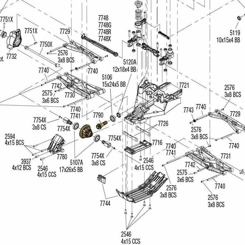 Front or Rear Hard Steel Differential Ring/Pinion Gear For TRAXXAS X-MAXX RC Car - Picture 11 of 15