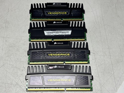 Corsair Vengeance 32GB (4x8GB) PC3-12800 DDR3-1600 PC Memory CMZ32GX3M4A1600C9