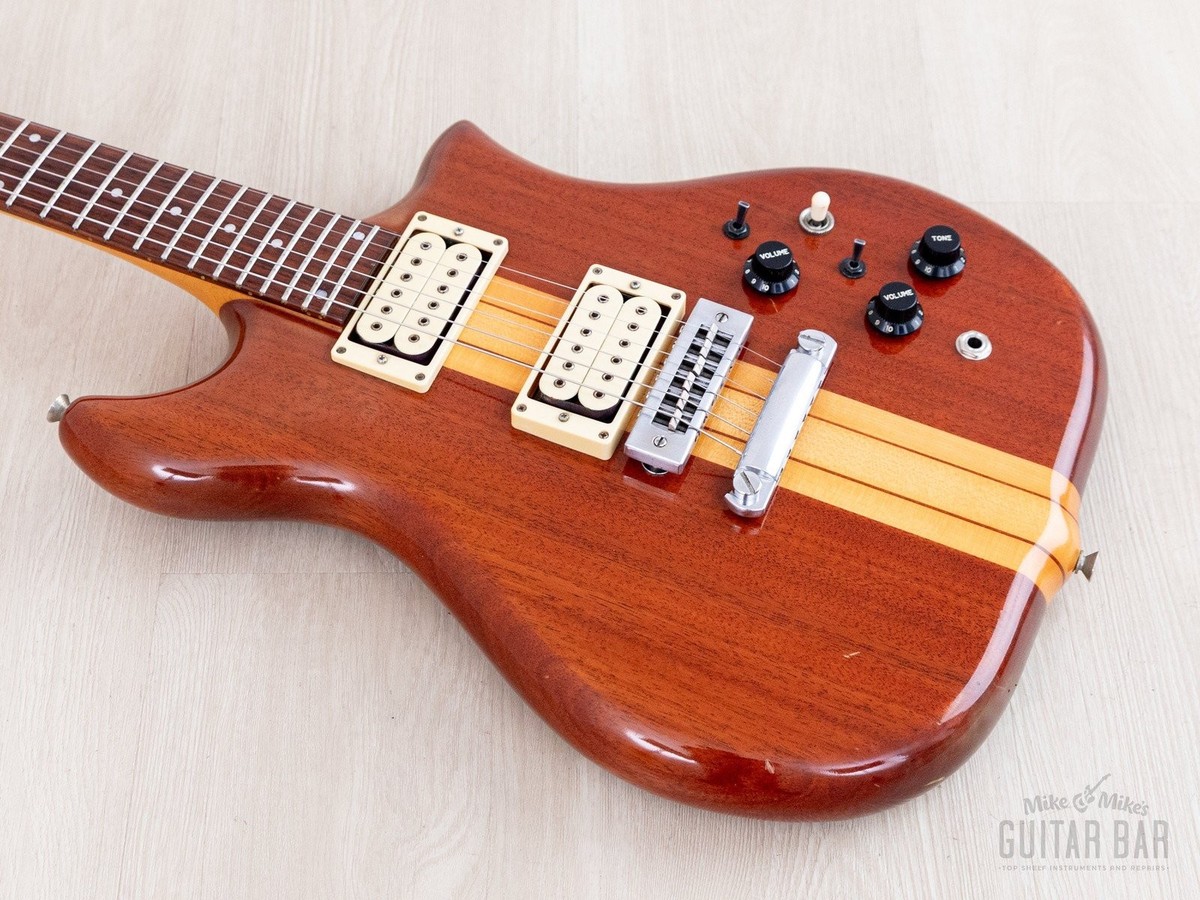 1979 Kawai F-1 Jr Vintage Neck Through Electric Guitar, Stainless