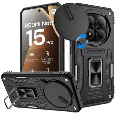 Handy Hülle Für Redmi Note 15/15 Pro/15 Pro+ 5G Slide KameraSchutzCase Haltering
