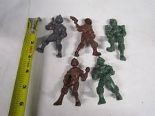 VINTAGE ARCHER AJAX SPACEMAN FIGURE LOT SPACE TOY HARD PLASTIC ALIEN MONSTER