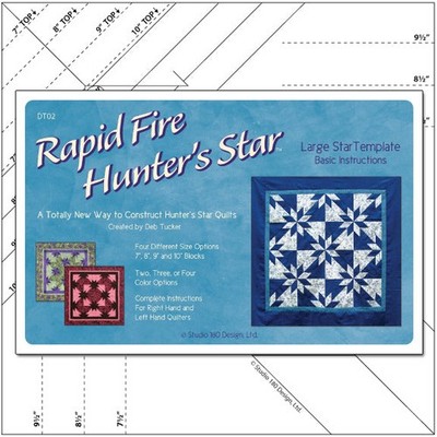 Studio 180 Design Rapid Fire Hunters Star Large Star Ruler DT02