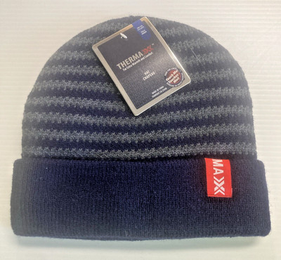 Thermax Adult Winter Knit Stocking Cap Beanie w/ Fur Lining 85g, Free Shipping!