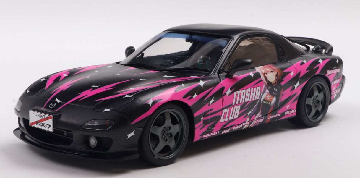 Mazda RX7 FD3RS Solido miniature Itasha pour collectionneur de sportives japonaises