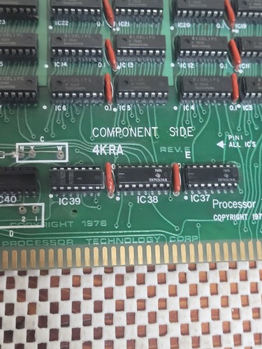 Processor Technology 4K RA Static Ram Rev E - Afbeelding 2 van 6