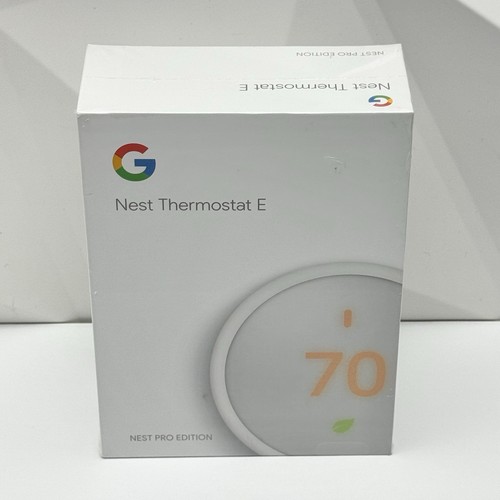 Google Nest Thermostat E Pro Edition(New) Factory Sealed -Model A0063 ( T4001ES)