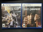 Judgement & Lost Judgement Sony Playstation 5 PS5 Lot of 2 - SEGA
