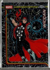 2026 Topps Chrome Marvel Comics Spider-Web Refractors #198 Wiccan /399