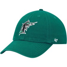 Authentic '47 Brand MLB Florida Marlins Adjustable MVP/Clean Up Dad Hat Cap
